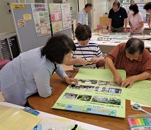 ⑤9月7日パネル作成講座のようす